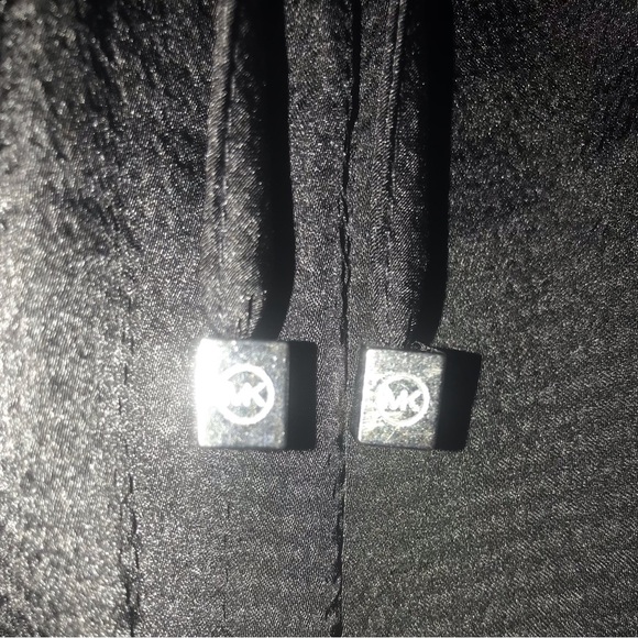 Michael Kors New Black Pants Drawstring MK logo with Side Split bottom of pants - Picture 3 of 9